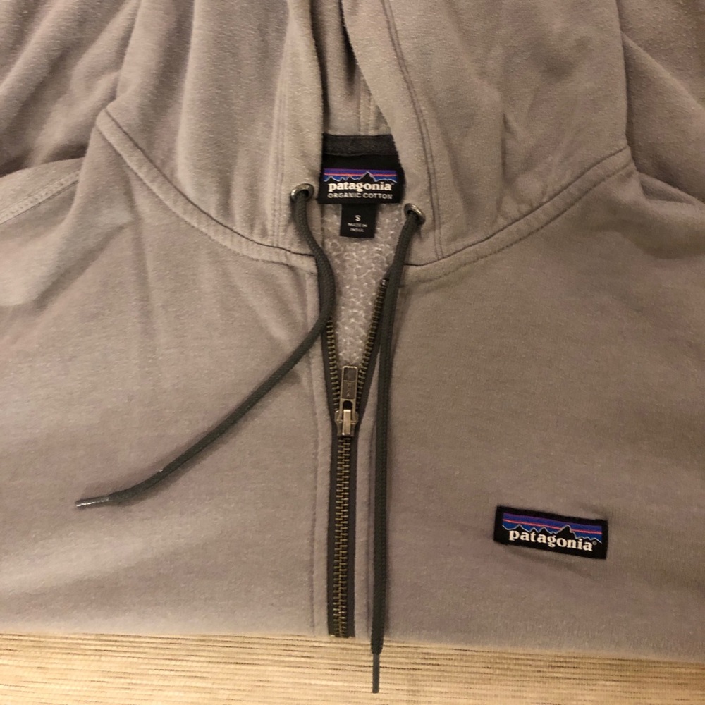 Patagonia Organic Cotton Hoodie Grey